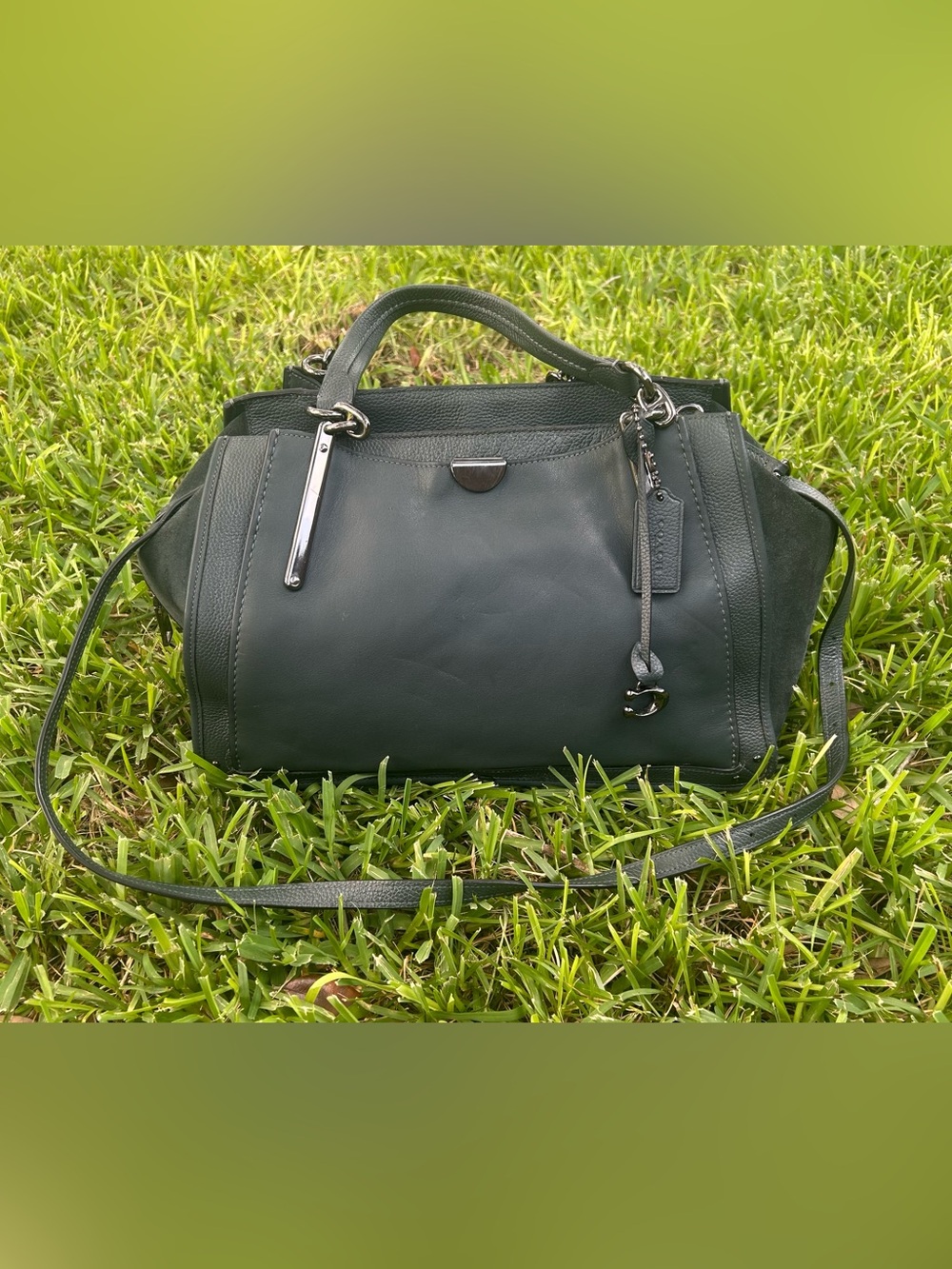 Coach Dreamer 36 Mixed
Leather Satchel